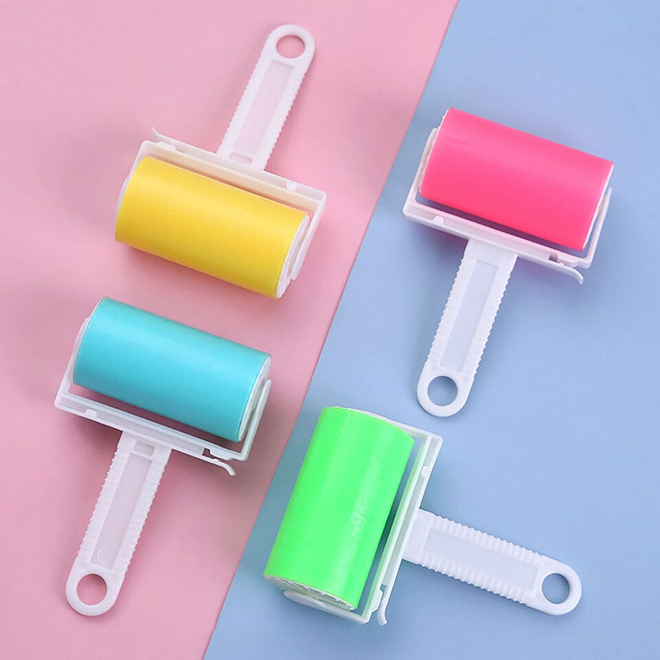 Boo's Washable Lint Roller, Reusable Washable Brush, Fluff Cleaner Sticky Lint Roller, Travel Dust Picker Cleaner Remover, Reusable Clothes Hair Sticky Roller with Cover, Sticky Roller Sucking Dust Hair, Clothes, Wool Dust, Fluff Pet Hair Boo's Washable Lint Roller, Reusable Washable Brush, Fluff Cleaner Sticky Lint Roller, Travel Dust Picker Cleaner Remover, Reusable Clothes Hair Sticky Roller with Cover, Sticky Roller Sucking Dust Hair, Clothes, Wool Dust, Fluff Pet Hair
